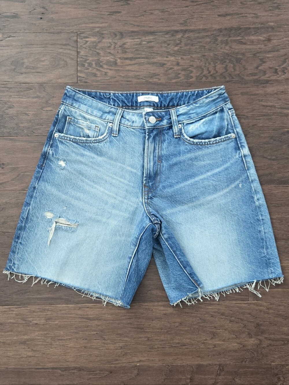 NEW Distressed Baggy Bermuda Jorts Retail $35 NWOT
